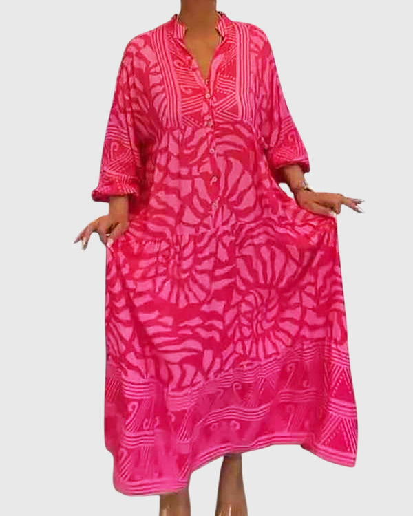 Mckinley™ | Vestido largo con estampado elegante
