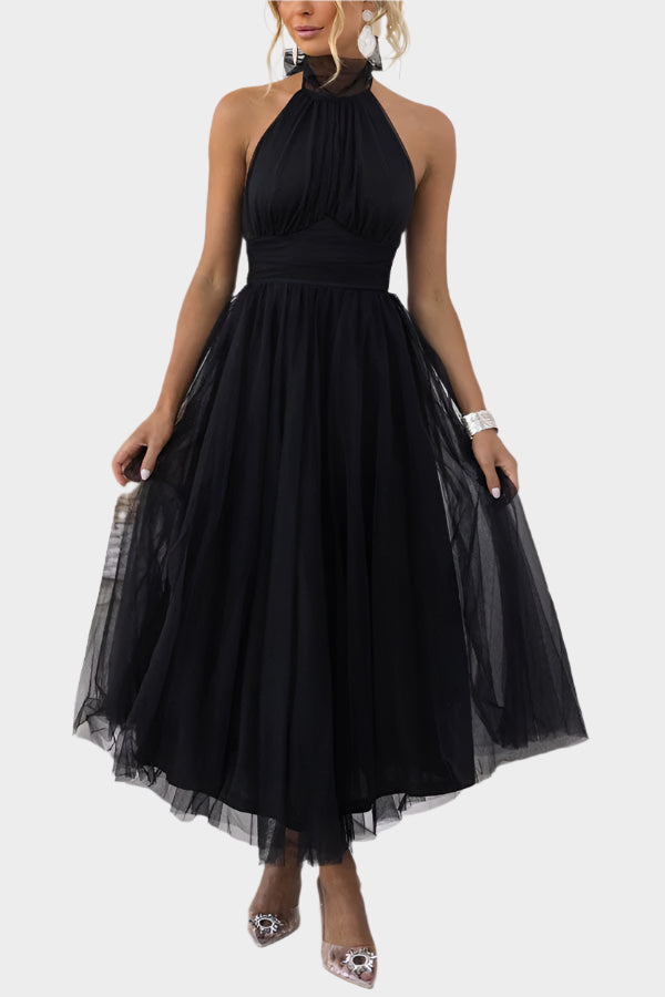 Encaje floral midi