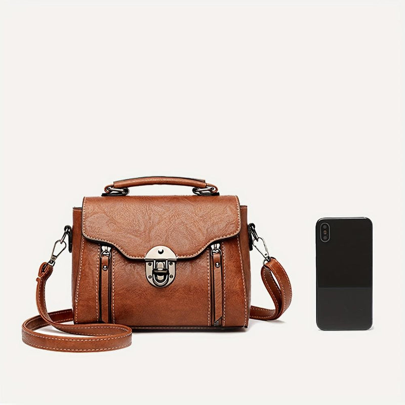 Zoe™ Elegancia atemporal | Bolso vintage con solapa