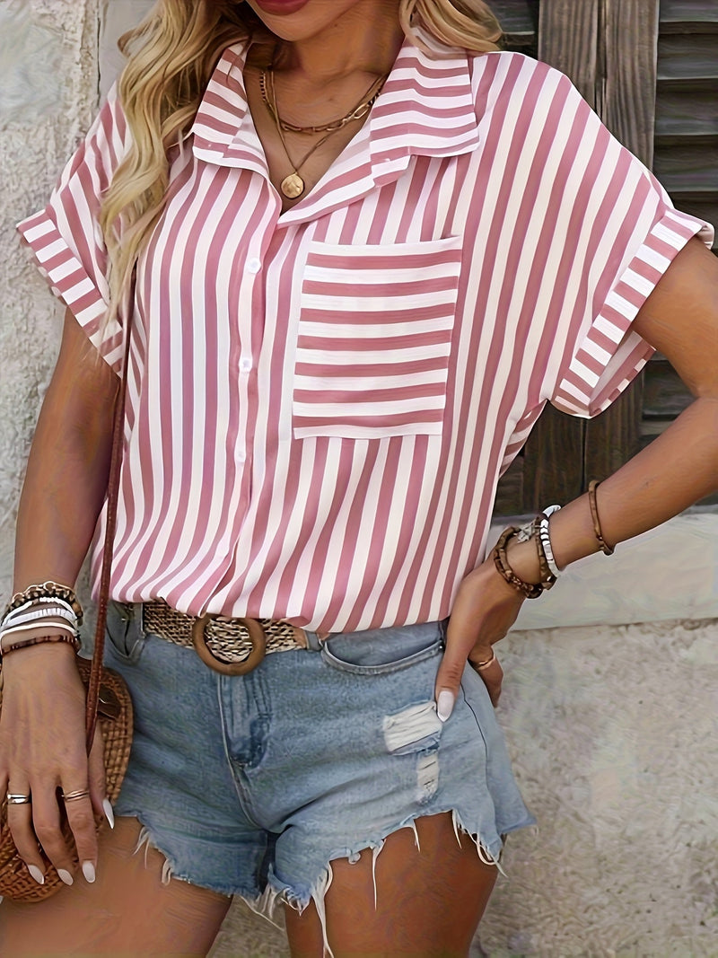 Lilú | Blusa a rayas elegante