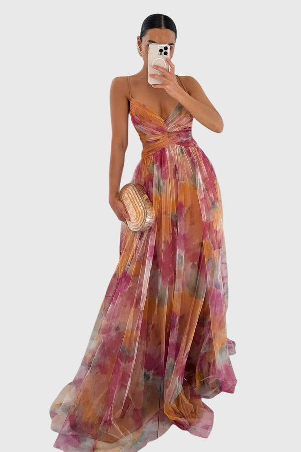 Giselle™ | Vestido largo floral