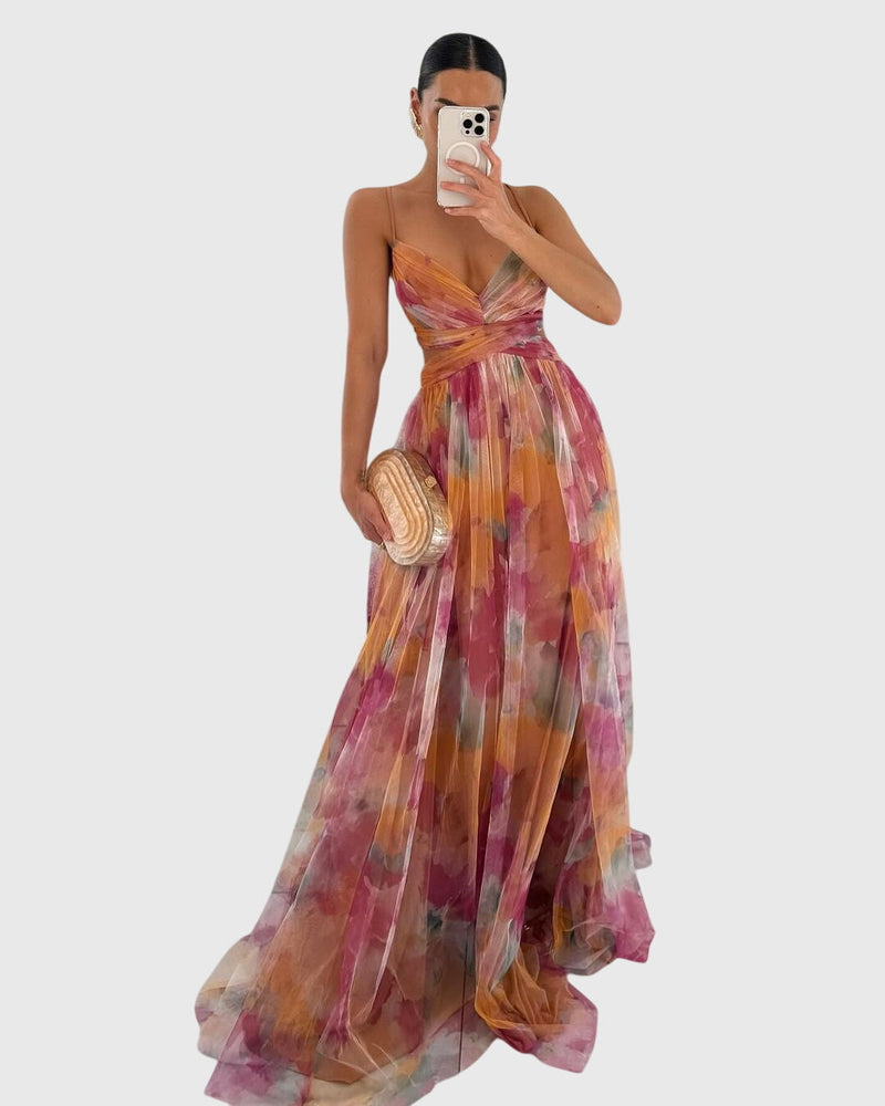 Giselle™ | Vestido largo floral