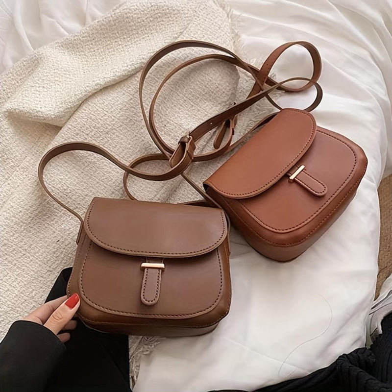 Aria™ Retro Grace | Elegante bolso bandolera Saddle