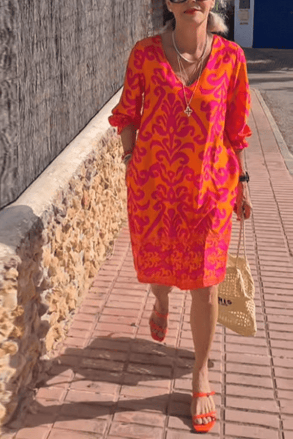 Luna - Elegante vestido floral 