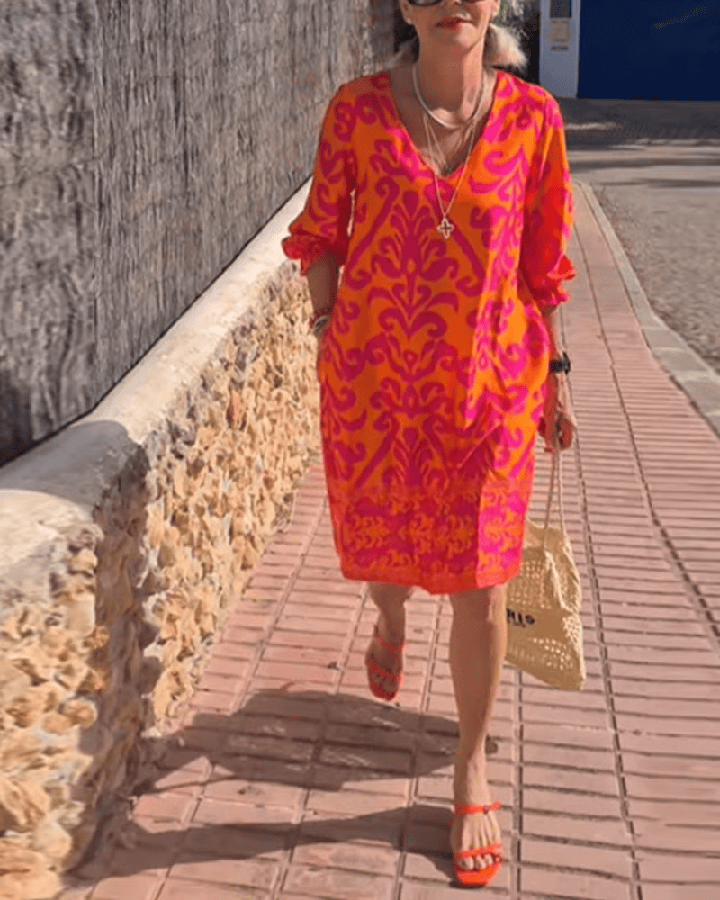 Luna - Elegante vestido floral 