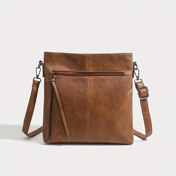 Addison™ Elegancia sencilla | Bolso bandolera cuadrado retro