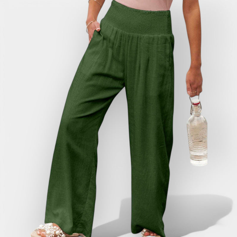 Pantalones anchos cómodos