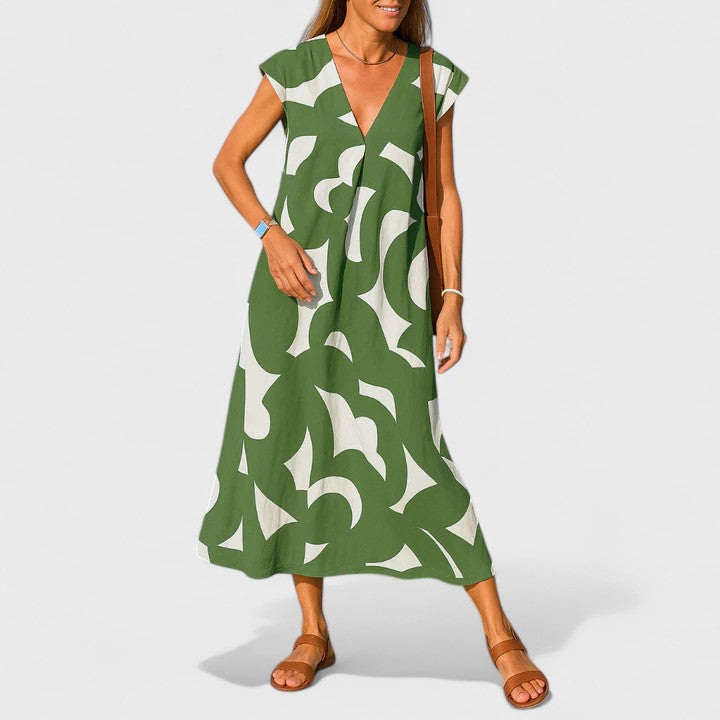 Valery™ | Vestido fluido con escote en V