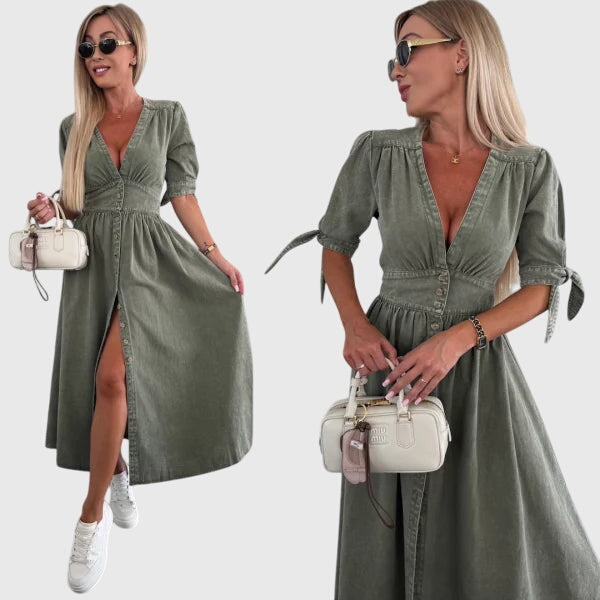 Sophia™ | Elegante vestido vaquero
