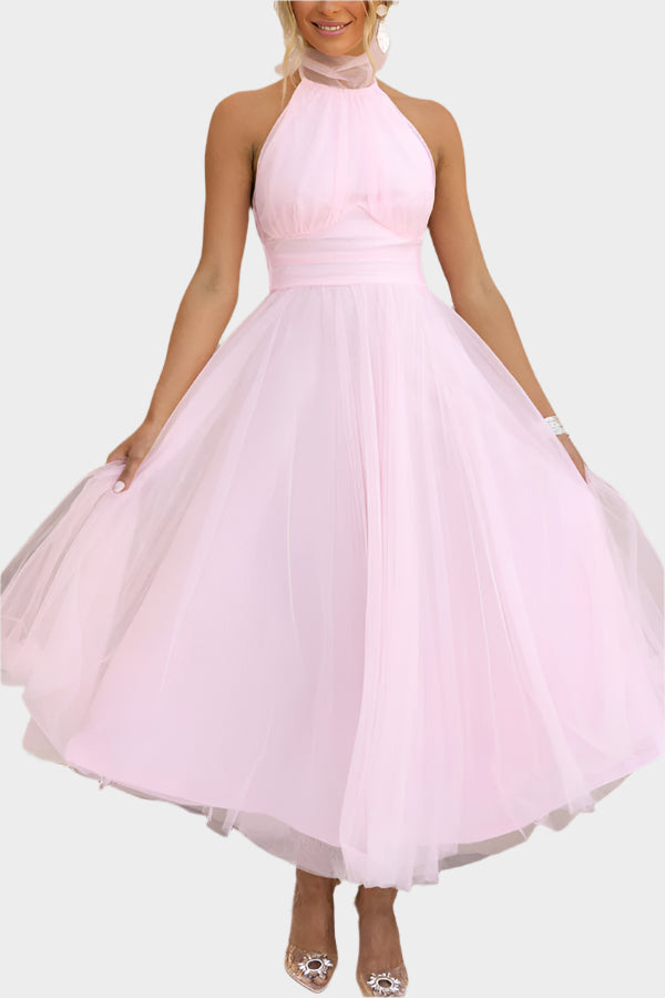 Encaje floral midi