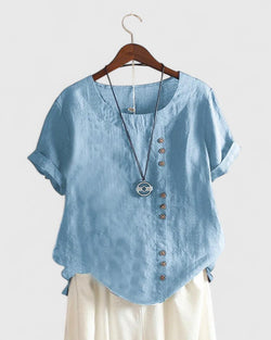 Elisavie | Blusa cómoda de manga corta