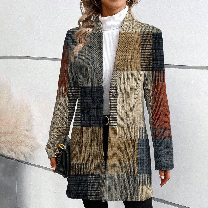 Marina™ - Elegante chaqueta blazer de mujer con estampado