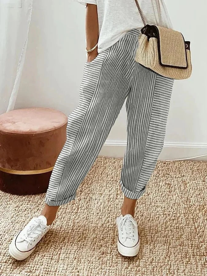 Donna™ - Pantalones de rayas
