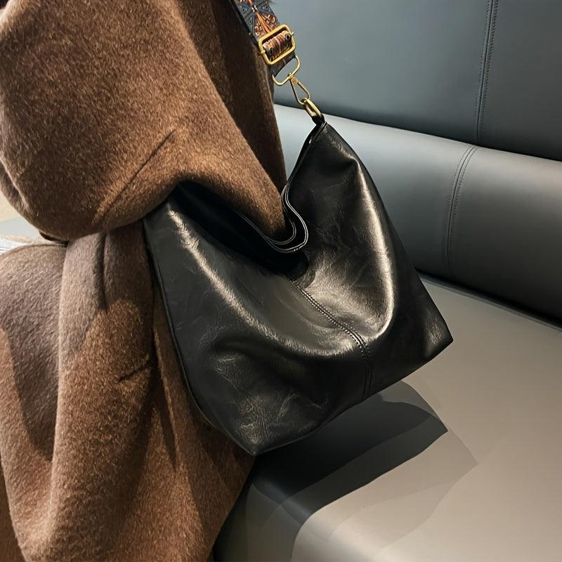 Alora - Bolso bandolera vintage de piel sintética