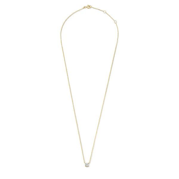 Collar Cléa de moissanita | Oro
