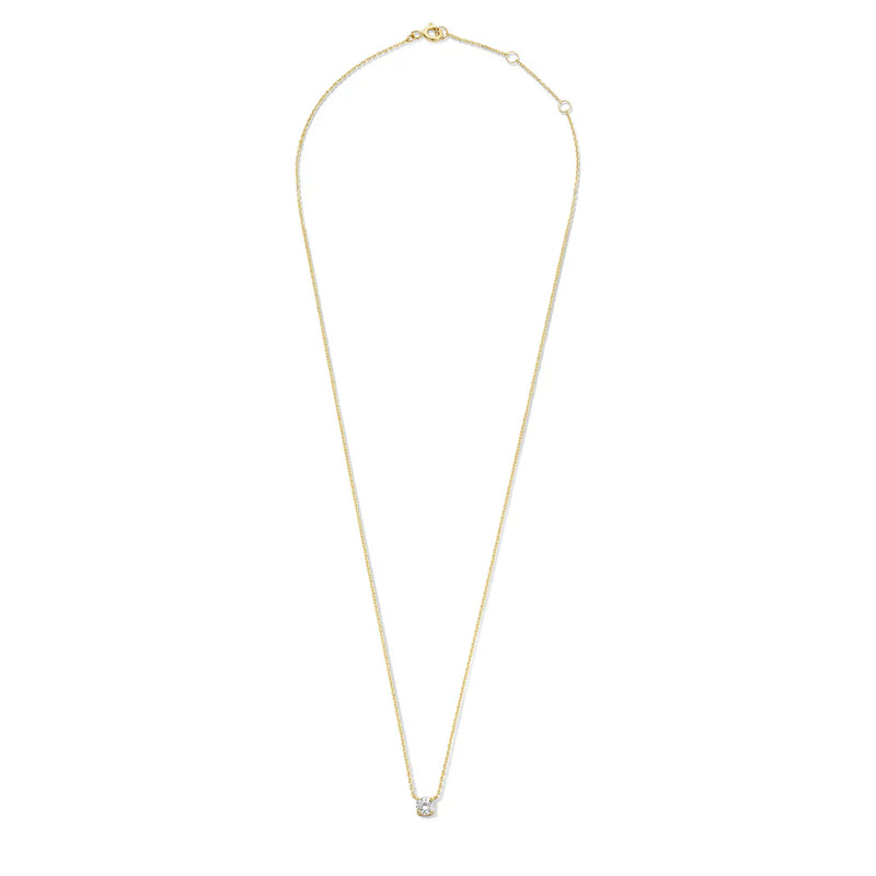 Collar Cléa de moissanita | Oro