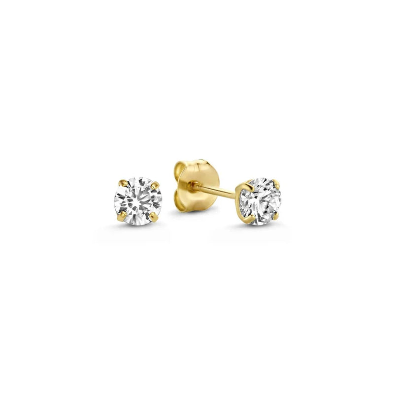 Juego de pendientes de piedra Dara Brillane | Oro
