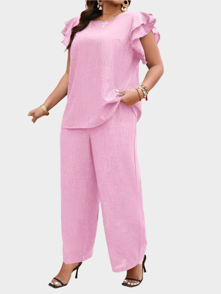 Conjunto de traje de lino
