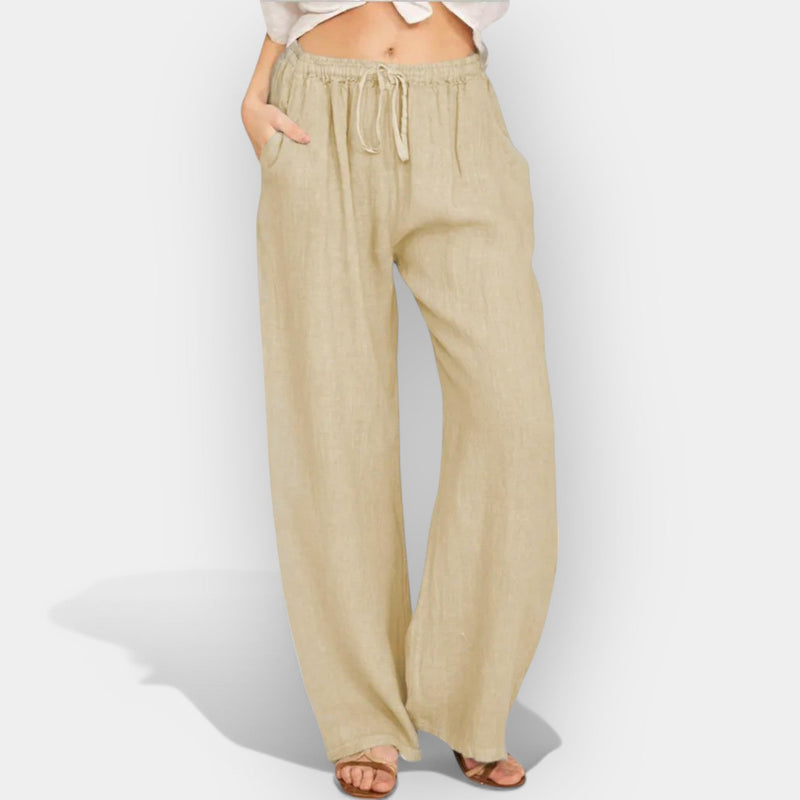 Pantalones de lino aireados
