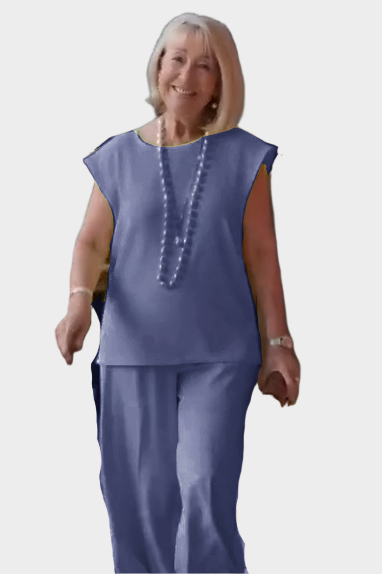 Conjunto de ropa elegante y cómodo