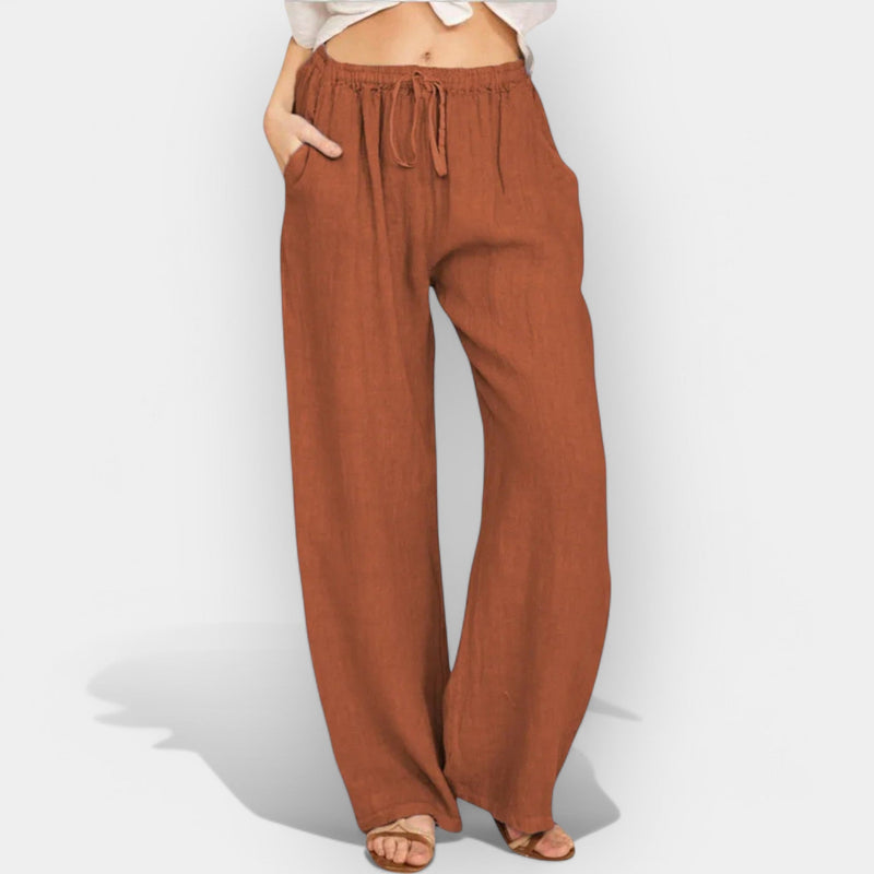 Pantalones de lino aireados