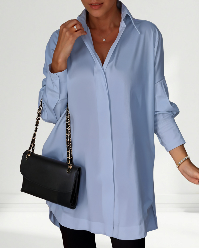 Lucrece | Camisa de solapa extragrande con botones