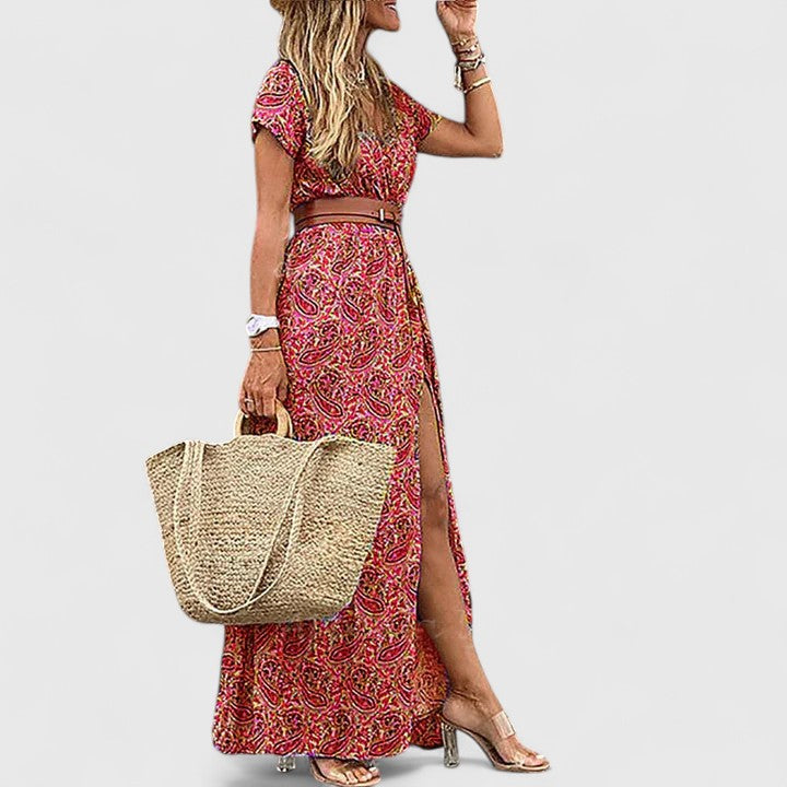 Lorraine | Elegante vestido largo bohemio