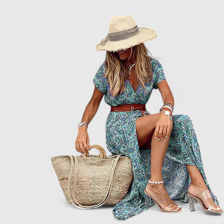 Lorraine | Elegante vestido largo bohemio