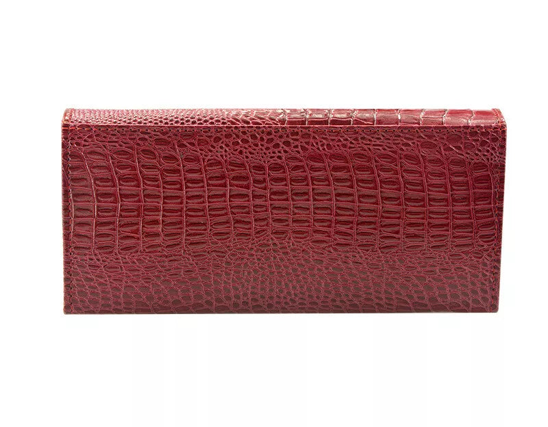 Estilo Madison™ | Elegante billetera RFID con relieve