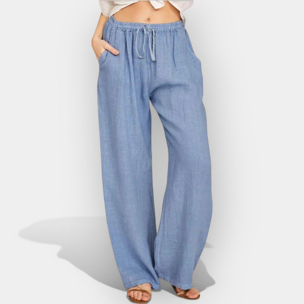 Pantalones de lino aireados