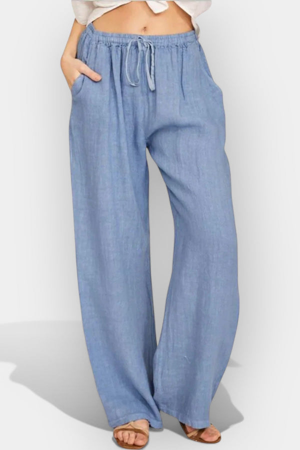 Pantalones de lino aireados