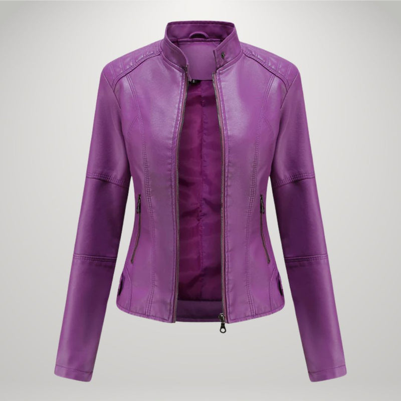 Lessy | Chaqueta elegante de piel sintética 
