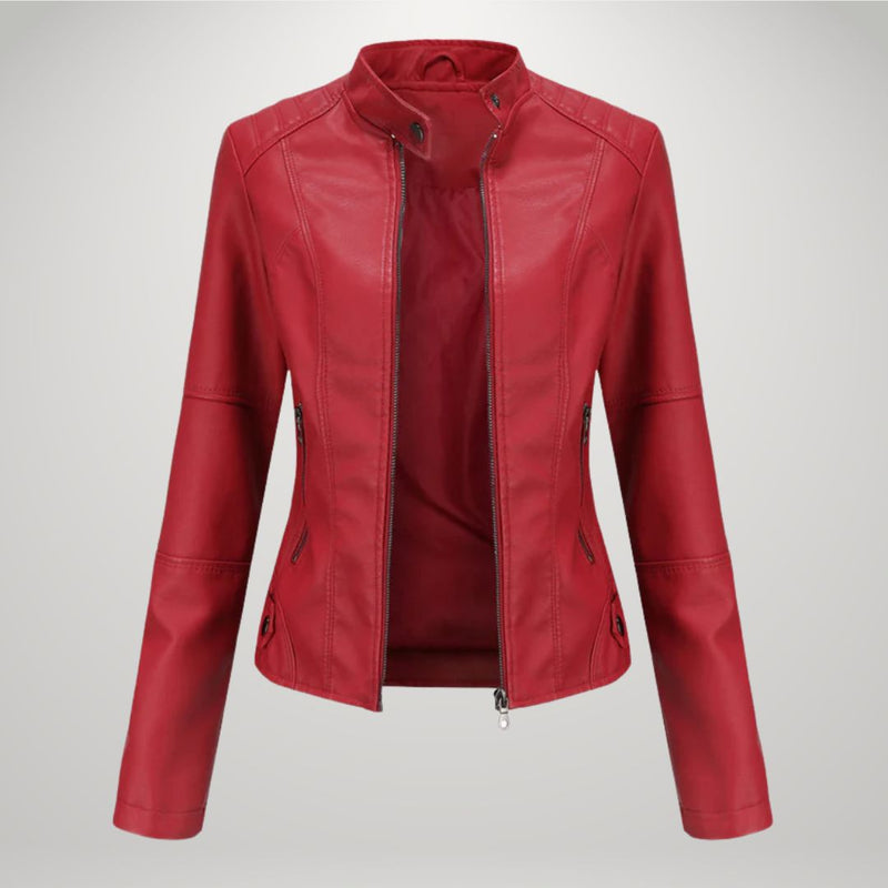 Lessy | Chaqueta elegante de piel sintética 