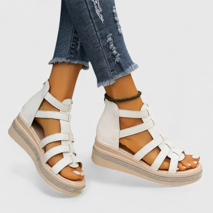 Kendall | Sandalias ortopédicas con pedrería