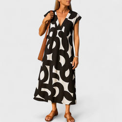 Valery™ | Vestido fluido con escote en V