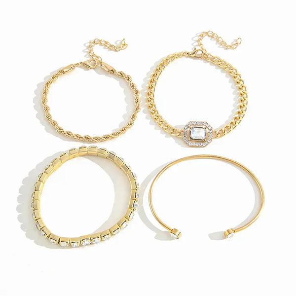 Conjunto de pulsera Domitia Calvina | Oro