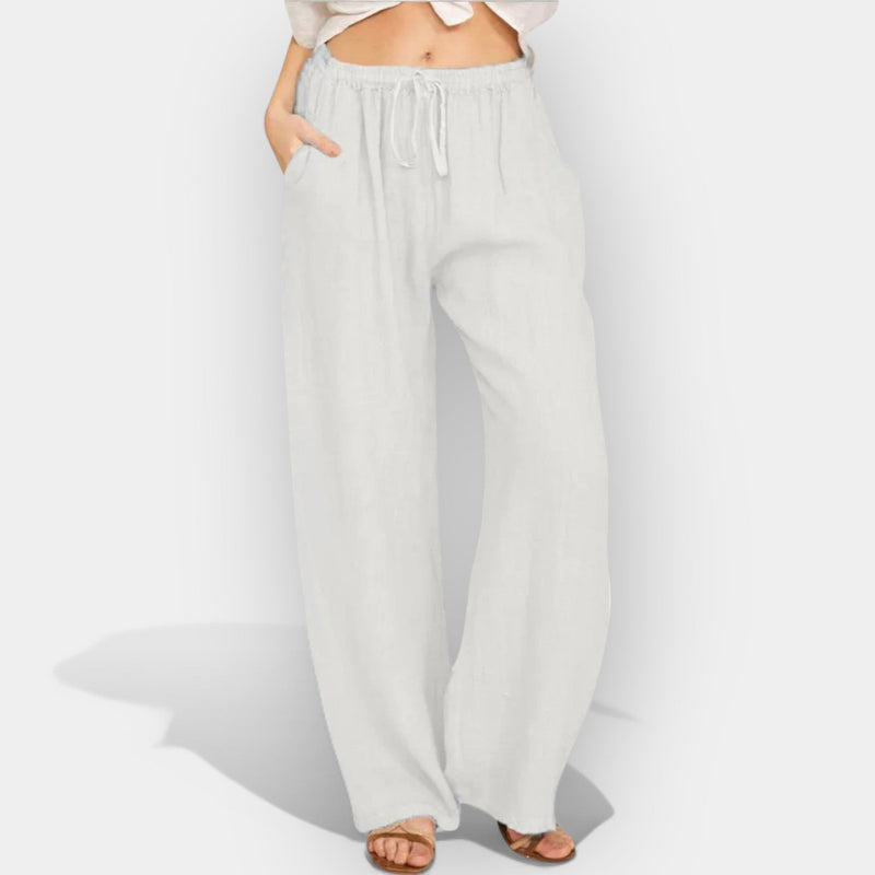 Pantalones de lino aireados